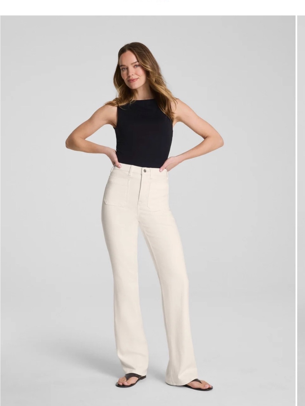 SPANXshape® Authentic 360 Easy Flare Jean
in Off-White - small/regular length